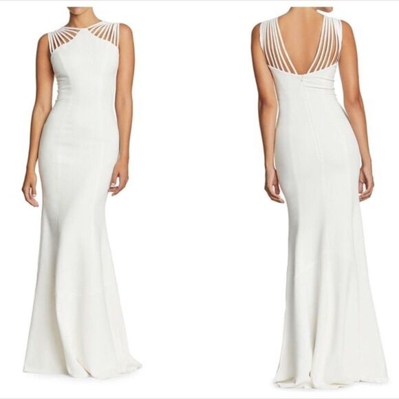 Dress the Population Dresses & Skirts - Dress the Population White Backless Dress